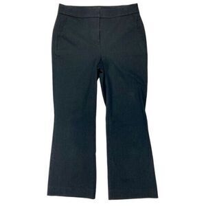 J. Crew‎ Pants Womens 6 Tall Black Hayden Stretch Twill Wide Leg Career Trouser